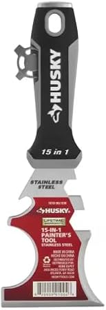 Husky 15-in-1 Painters Multi-Tool with Stainless Steel Blade