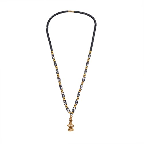 Image of AAKRITI ART CREATIONS Boho & Tribal Handcrafted Ethnic Necklace Collection | Multicolour Pendants, Mandala, Lotus & Dreamcatcher Designs | Artisan Lariat, Collar & Statement Jewelry for Women