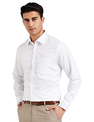 Image of Diverse Men's Cotton Printed Full Sleeve Regular Formal Shirt