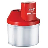 bamix Zestaw blendera ręcznego M200 SUPERBOX z nożem wielofunkcyjnym, 4 końcówkami, procesorem, proszkiem, kubkiem, SlicySy, 200 W, 2-stopniowy, stal nierdzewna, Made in Switzerland - czerwony
