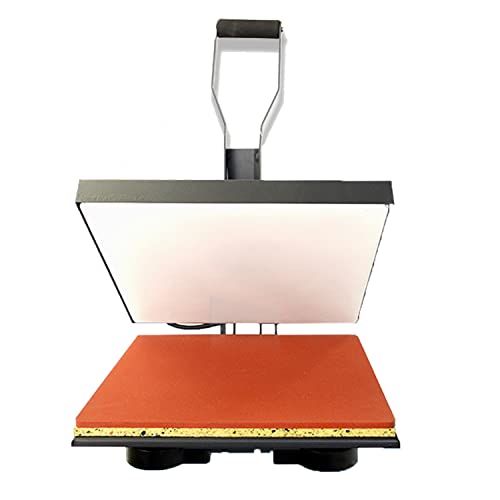 15" X 15"Heat Press Machine 1000W Digital Clamshell Transfer Sublimation Print Press Machine For T-Shirt 110V Black #TOP2