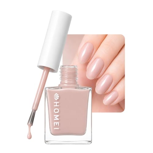 HOMEI 5-in-1 Tinted Nail Strengthener, Hardener fo...