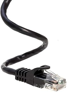 Cables Direct Online Snagless Cat6 Ethernet Network Patch Cable Black 50 Feet