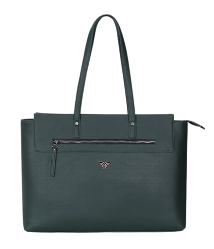 Image of Premium Women's Laptop Tote Bag | Handcrafted Leatherette Shoulder Handbag | 2 Pocket Stylish Office & Casual Carry Bag