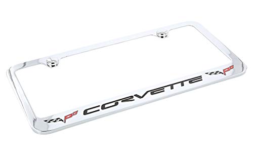 C6 Corvette License Plate Frame With C6 Flags #TOP4
