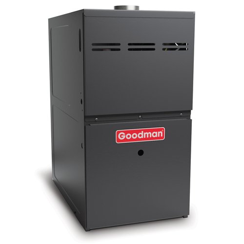 Goodman 80% AFUE Single Stage Upflow/Horizontal multi-speed 60k BTU Natural Gas furnace (14.5 wide) (GR9S800603AN)