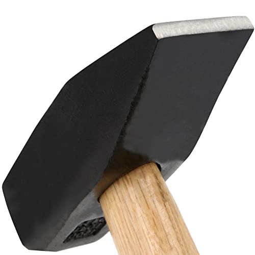 Ningwaan 2 Pcs 3 Pound Cross Peen Hammer, 3 Lb Blacksmith’s Hammer With Wooden Handle, Heavy Duty Cross Pein Hammer For Metalworking, Machinists And Engineers #TOP2