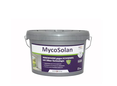 Bioni MycoSolan Innenfarbe gegen Schimmel mit Silber-System-Technologie (2,5 Liter)
