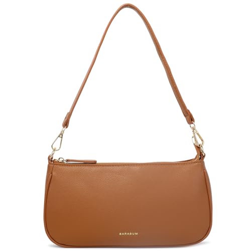 Image of Barabum Retro Classic Clutch Shoulder Tote HandBag with Zipper Closure Purse for Women