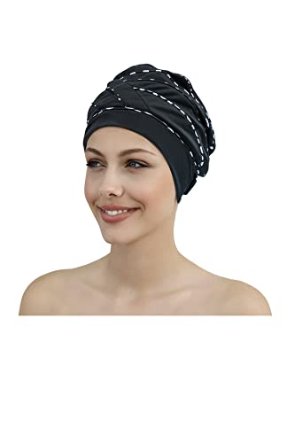 Fashy Damen Exklusive Badehaube Schwarz Einheitsgröße EU