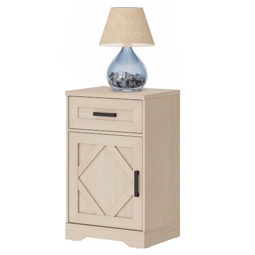 Image of WAMPAT 32 inch H Vintage Farmhouse Style End Table