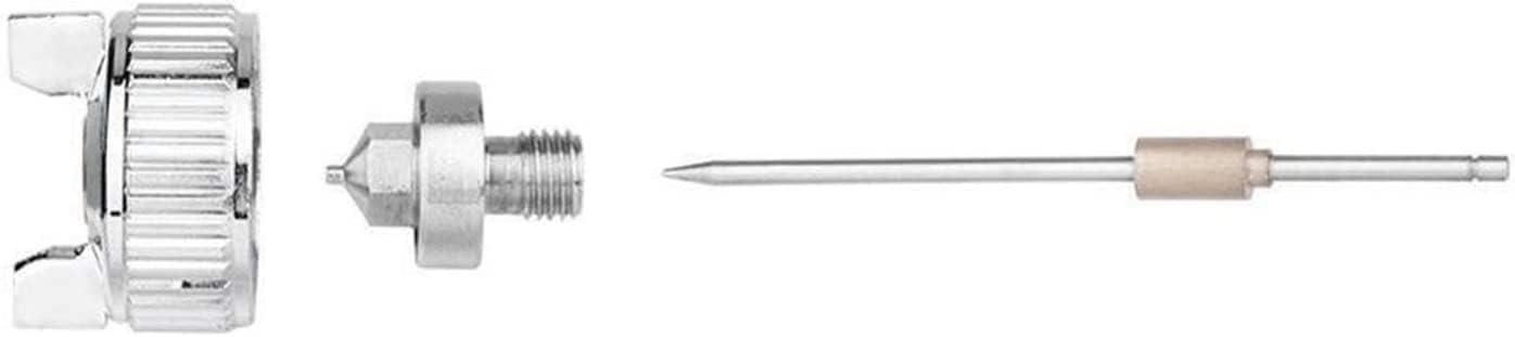 Airbrush Kit 0.8mm/1.0mm Nozzle Mini Paint Spray Airbrush Pneumatic Airbrush Nozzle Kit for Nail Art, Makeup, Painting, and Cake Decorati(1.0mm Nozzle Kit)