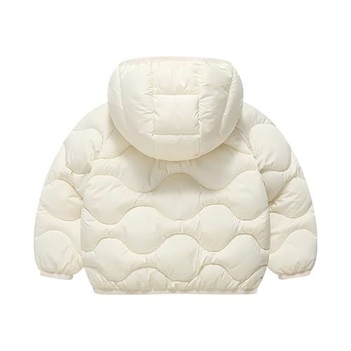 Kids Winter Quilted Puffer Jacket Toddler Hooded Down Coat Girls Boys Bubble Padded Outerwear with Pockets3