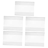 Photo Gallery homsfou 5 pezzi supporto per cartellini prezzi in acrilico segnaletica versatile da tavolo per foto menu e volantini protezione anti- e facile cambio carta Photo Gallery homsfou 5 pezzi supporto per cartellini prezzi in acrilico segnaletica versatile da tavolo per foto menu e volantini protezione anti- e facile cambio carta