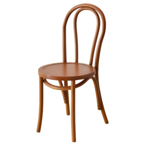 Silla de comedor moderna de mediados de siglo, tapizada, respaldo curvado, silla de mimbre de madera maciza para cocina, sala de estar, dormitorio, oficina, hotel, tienda