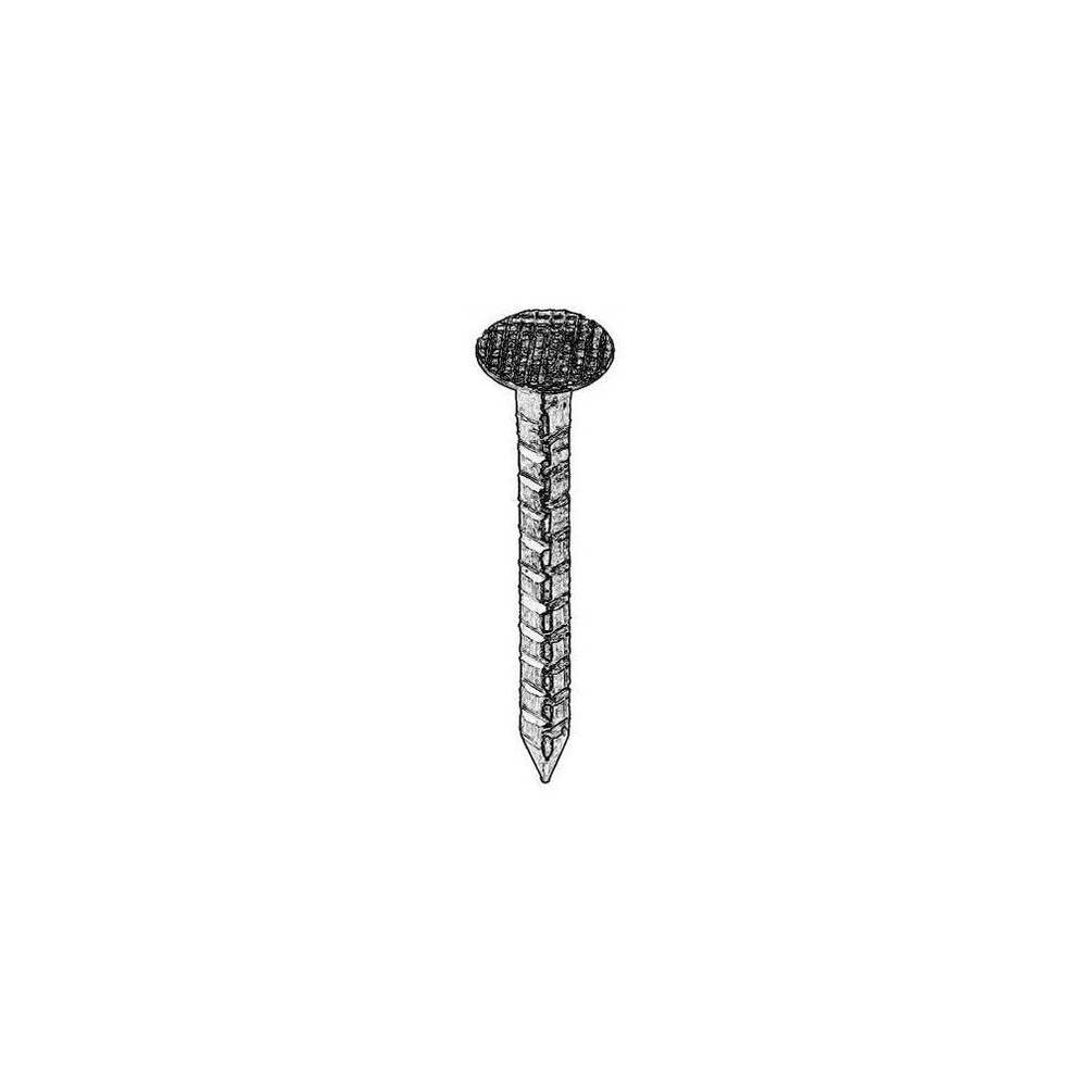 Pointe en Vrac Tête Extra Large Carrée Crantée Cuivre - 3x3x35 mm - 5 kg - D-Work