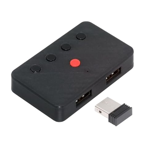 Adaptador de teclado y ratón USB a inalámbrico 2.4G y Bluetooth para teléfono