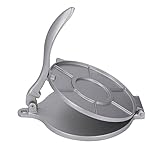 tortilla press, 20 cm roti pressa strumento in lega di alluminio con manico curvo tortilla maker farina tortilla press per cucina di casa ristorante appartamento cucina