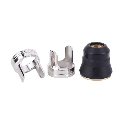 24 Piece IPT40 Tip Electrode Kit for Cut 55DS Pro Cut 65DS Plasma Cutter Consumables Set with Brass Zinc Alloy Stainless Steel Material