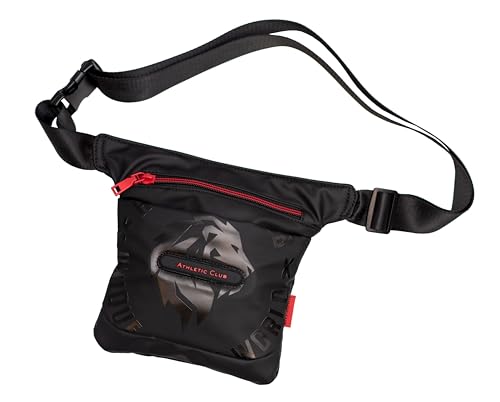 Riñonera Deportiva Athletic Club para Running y Entrenamientos en Negro