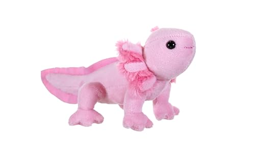 Wild Republic Pocketkins Eco Axolotl Stuffed Animal 5 Inches Plush Toy Made from Recycled Materials Eco Friendly