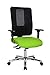 Produktbild Topstar Open X (N) Chrom, ergonomischer Bürostuhl, Schreibtischstuhl, Stoffbezug, apfelgrün/schwarz