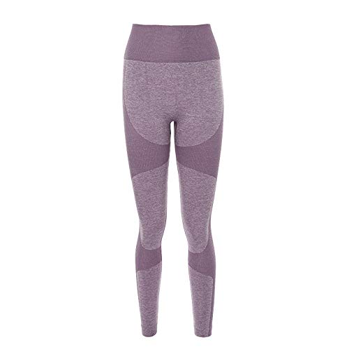 LZQ Legging de Yoga en Tricot L Violet