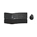 Produktbild Rapoo Ergonomische Tastatur mit Maus Kabellos 8810ME QWERTZ Ergonomisches Tastatur und Vertikalmaus Set Wireless Keyboard Mouse Bluetooth Funktastatur Full Size Multi Devices Dunkelgrau