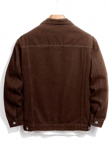 Image of GRECIILOOKS Men'S Denim Jacket | Classic Regular Fit Jeans Jacket For Men | Stylish Branded Jackets For Men - Timeless Casual Wear