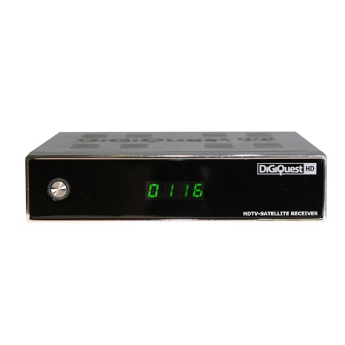 Digiquest 8312HD - Decodificador satélite DVB-S2 con función de grabadora de vídeo, Negro, HEVC...