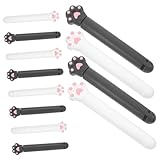 Generisch 12 Stück Katzenförmige Snack Clips Luftdichte Lebensmittelverschlüsse für Snacks und Aufbewahrung für Küchenorganisation und Frischeerhalt