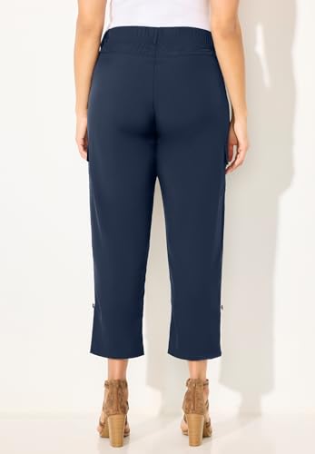 Catherines Women's Plus Size Petite Ari Performance Convertible Cargo Pant2