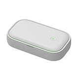 Nuovo disinfettante per cellulare Custodia disinfettante multifunzionale Disinfettante con caricatore wireless 15 W Custodia disinfettante UV UV