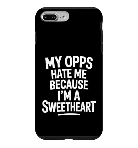 My Opps Hate Me Because Im A Sweetheart �ʔ������Ƃ킴 �X�}�z�P�[�X iPhone 7 Plus/8 Plus �p
