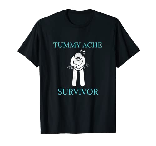 Supporto Tummy Ache Survivor Stomachache IBS Uomo Donna Maglietta