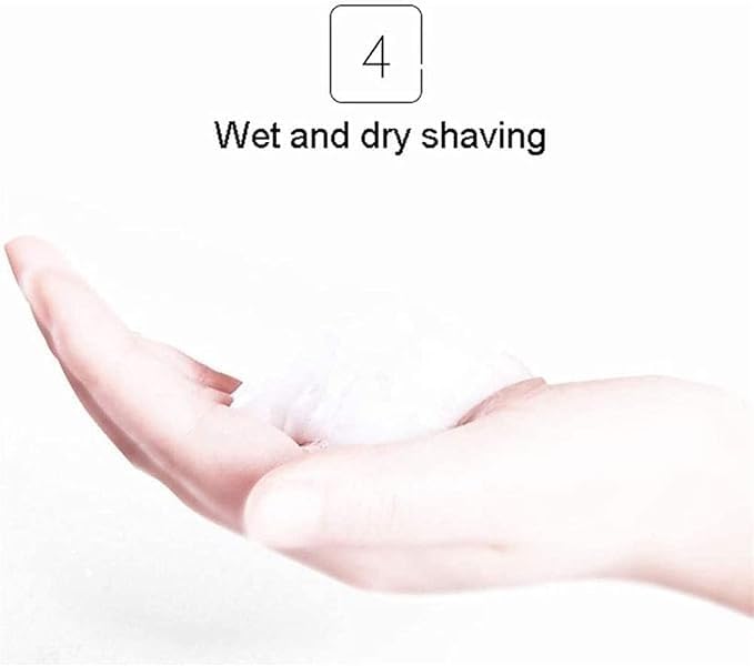 Elektrischer Rasierer für Männer Rasierer für Männer Rotationsrasierer Rasierer Nass und Trocken mit Pop-Up Trimmer IPX7 Wasserdicht USB Wiederaufladbar