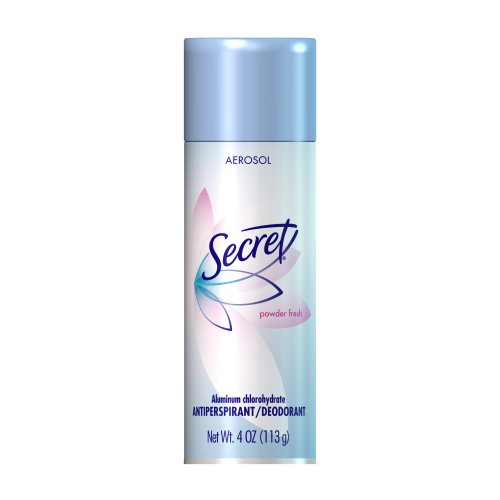 Secret, Original Scent Women s Aerosol Antiperspirant Deodorant, Powder Fresh, 4 oz- Pack of 3 (total 12 oz)