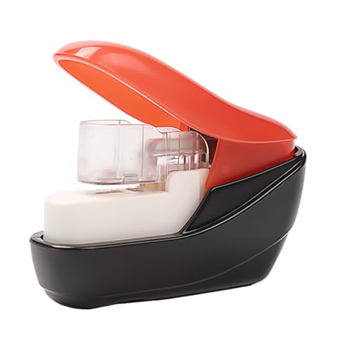 Paper Fastener - No Staple Mini Binding Machine, Kid Friendly Compact Puncher with Secure Locking Mechanism, Lightweight Desk At