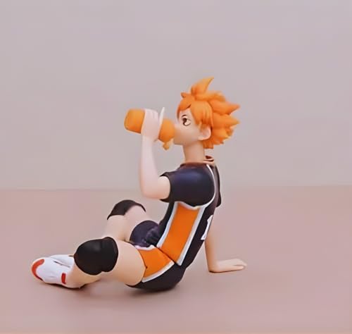 Image of Premium Action Figures Collectible for Office Desk, Study Table, Car Dashboard, Decoration for Anime Lovers, Fans, Kids, Collectors (Haikyu Sitting)