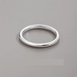 Mode Puur zilveren ring Dames Sterling Zilver Simple Sparkling Band Cubic Zirconia Ring,Zilver,No. 13