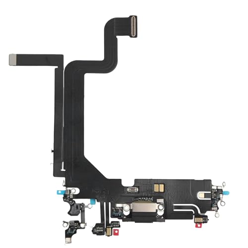Dock Connector Replacement for iPhone 14 Pro Max USB Charging Port Flex Cable Replacement for iPhone 14 Pro Max A2894 A2651 A2893 A2895 Charging Cable with Repair Tools
