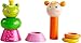 Produktbild HABA 303853 - Steckspiel Froschkönig | Holzspielzeug aus 8 bunten Steckteilen mit Frosch- und Prinzessinenkopf zum Zusammenbauen | Spielzeug ab 18 Monaten