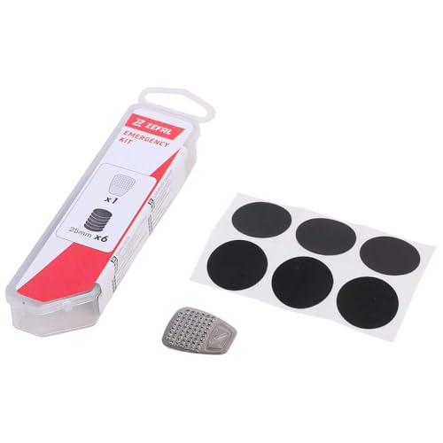 Motodak Set Rep / Zefal Patch Emergency Satz 6 Rustines Haftnotizen/Schaber (Kasten)