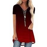 ㉿【wir sind……】 longshirt damen lässig für leggings tunika sommer große größen long shirt lang langes tshirt italienische mode oversize kurzarm mit lange tshirts oberteile longtops t bekleidung grosse groessen grössen big t-shirt lässige longshirts extra shirts blusen bluse longbluse baumwolle longtop übergröße sport schlafshirt oberteil damenshirt teenager mädchen pullover cartoon asymmetrisches top longtunika damenmode asymmetrisch trägershirt locker tuniken one piece t-shirt, damenshirts street