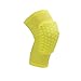 Produktbild BSTZ 1 STÜCK Wabe Knieschützer Basketball Sport Kniepolster Volleyball Knieschützer Klammer Unterstützung Fußball Kompression Beinhülsen Gelb 2 L