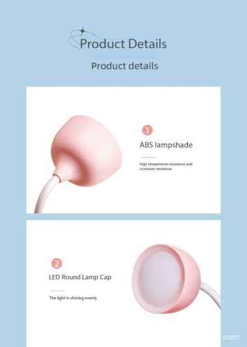 Image of IMNISHNAY Cute Bunny Night Light with Cloud LED Desk Lamp | USB Rechargeable Warm LED Lamp for Kids Bedroom, Nursery, Study Table & Home Decor (Pink)