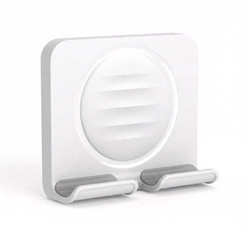 YIPFEN Soporte para Tablet de Doble Función, Soporte de Pared y de Mesa para Teléfonos y Tablets, Compatible con Dispositivos de Hasta 15 mm de Grosor, Uso Versátil para Montaje en Pared o Escritorio