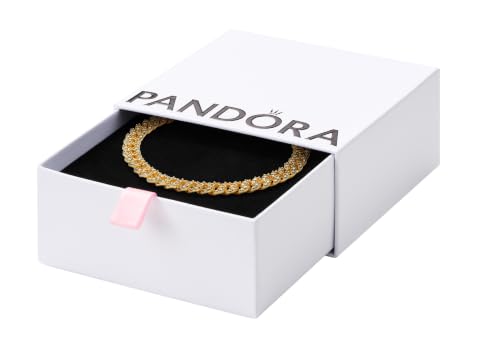 PANDORA Pav Cuban Chain Bracelet 6.3