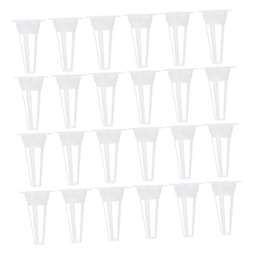 Yardwe Cestini di Plastica per Piantagione per 100 Pezzi di Vasi A Rete Idroponici Vasi A Rete per Piante Tazze A Rete da Giardino