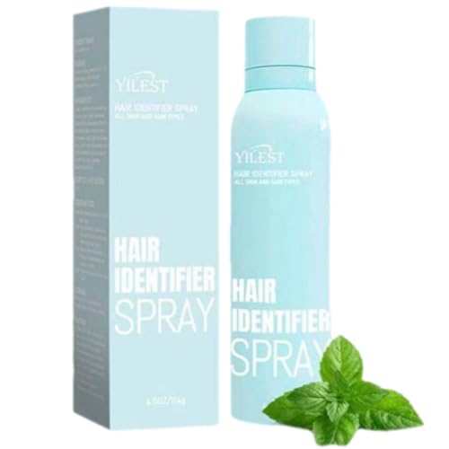 Hair Identifier Spray for Face Shaving Body Skin Hair Identifying Mist Spray Face Spray for Shaving Peach Fuzz Hair Removal Spray Powder Moisturizing for All Skin Types (No 4pc Scraper)